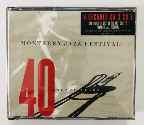 Monterey Jazz Festival 40 Years Europeo 3 Cds Leer