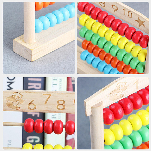 Baco De Madera Para Niños, Juguete De Desarrollo, Ábaco De