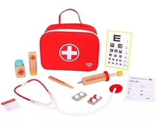 Kit Doctor De Madera Medico + Bolso X11 Piezas - Del Tomate