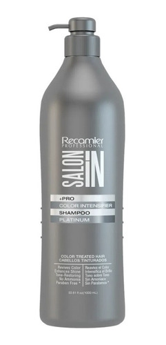 Shampoo/tratamiento Color Intensifier Platinium Salon In 1l