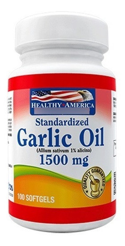 Garlic Oil Aceite De Ajo 1500 Mg 100 Soft Healthy America