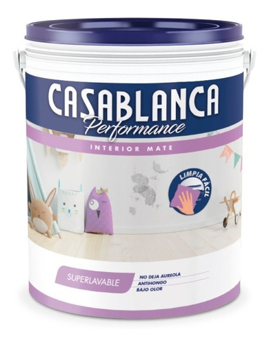 Casa Blanca Performance Superlavable | Blanco Mate | 4lt