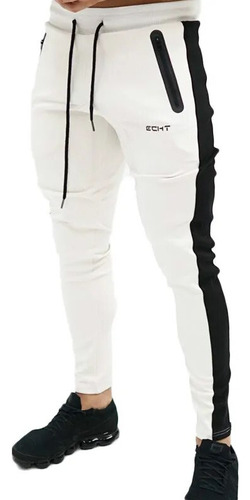 Pantalones Tipo Jogger De Otoño Con Cremallera Lateral Y Bol