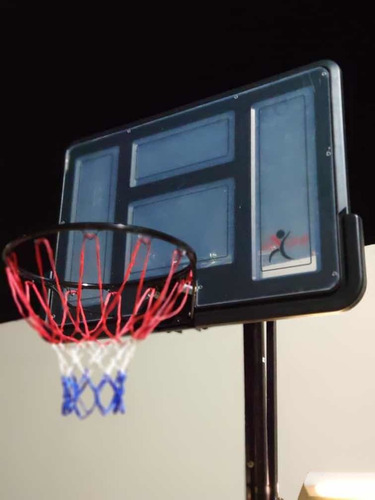 Sistema Tablero Basquet Profesional Aro Jirafa Acrilico + Pelota Olivos