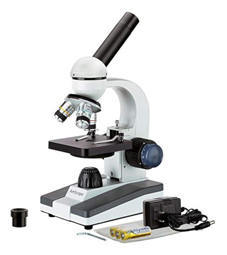 Amscope M150c-i 40x-1000x Lentes De Vidrio Óptico Totalmente