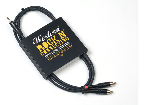 Western Cable Mini 2rca15 1,5 Metros Trs-rca Stereo