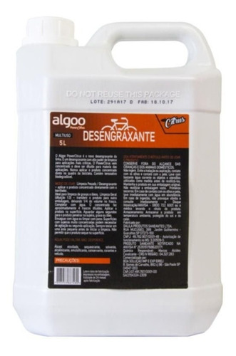 Desengraxante Algoo Powersports Citrus 5 Litros