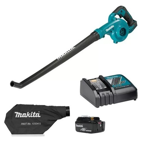 Soprador De Folhas 18v 5ah Dub186zx2 Makita Carregador Bivol