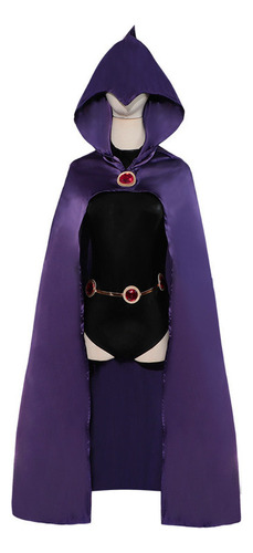 Ccc Disfraz De Raven De Lujo Para Mujer, Cosplay Capa