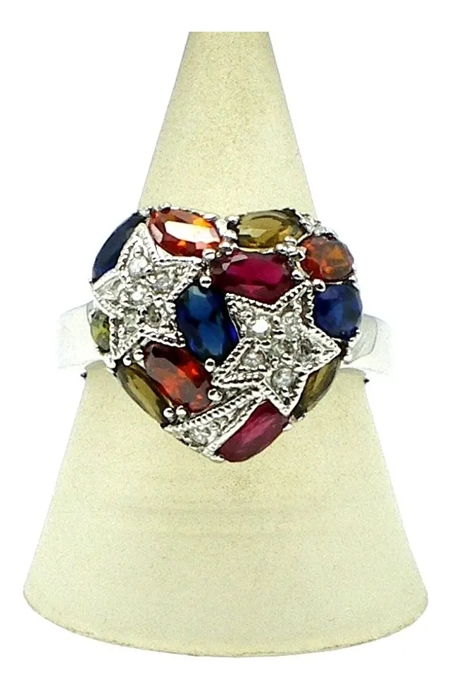 Anillo De Plata 925 Rodinada Corazon