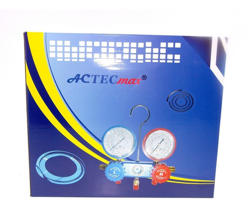 Manometro Aire Acondicionado R134a C/acop Rapidos+llave Ovul