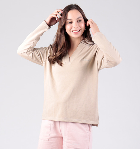 Poleron Mujer Ellesse Laika Beige