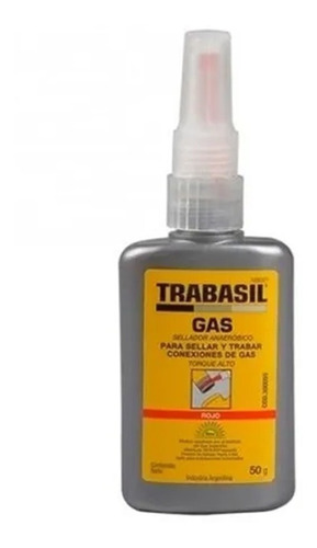 Sellador Trabasil Gas Rojo Roscas 50 Gr 300055