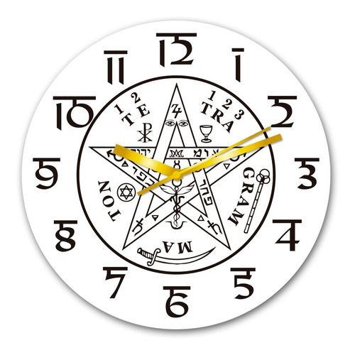 Reloj De Pared De Tetragramaton 25cm