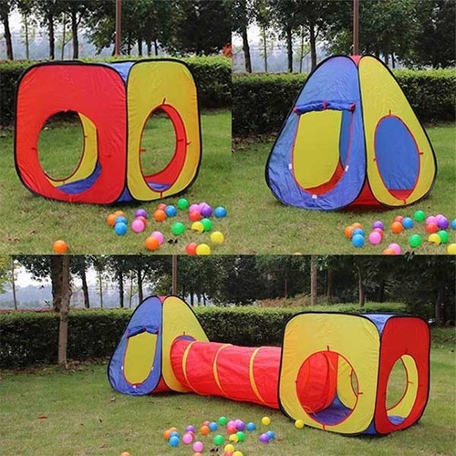 Tunel Carpa Infantil Pelotero Corral Niños Jardin Casita Mli