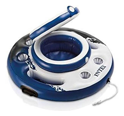 Intex Mega Chill Alberca Inflable Flotante 24 Soporte Para B