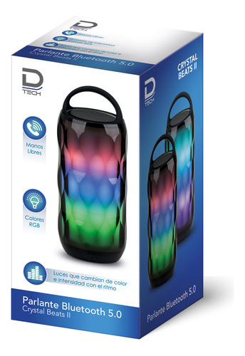 Parlante Bluetooth Crystal Beats Ii Datacom