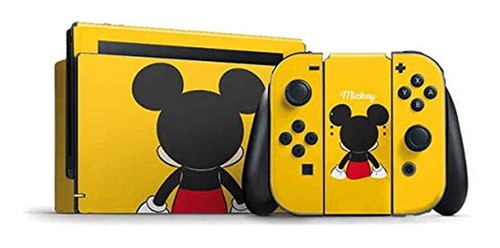 Mickey Mouse Nintendo Switch Bundle Piel Mickey Mouse Atras