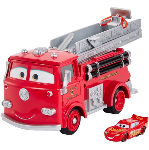 Disney Pixar Cars Color Changer Red Fire Truck
