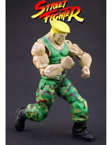 Guile Street Fighter Original Neca 18 Cm Soldado Coronel