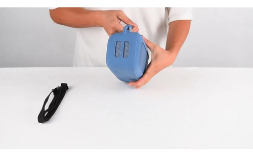 Funda De Silicona Negra/azul Para Bose Soundlink Max