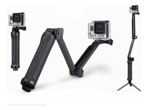 Selfie Stick Monopod 3 Way Gopro + Soporte Celular Universal