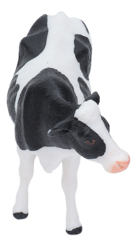 Figura De Ganado Simmental, Plástico, Vaca Realista, Color B