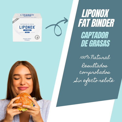 Plan 3 Meses Captador De Grasa Liponox Fat Binder