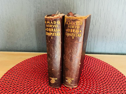 Amado Nervo Obras Completas 2a Edicion Aguilar 1956 2 Tomos (Usado)