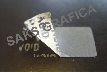 Imagen 4 de 10 de Etiquetas De Seguridad Void / Holográficas Fajas (200 Et)