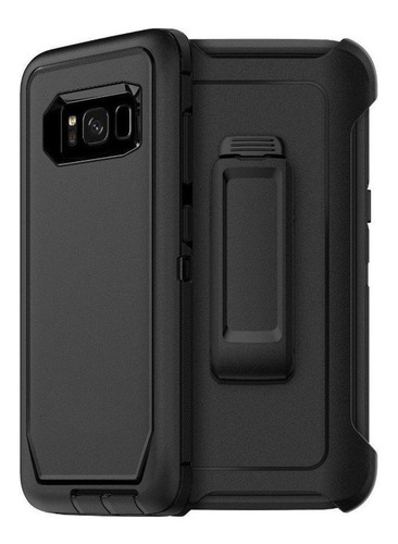 Case Antishock 360° Para Galaxy S8 Normal Funda C/ Gancho