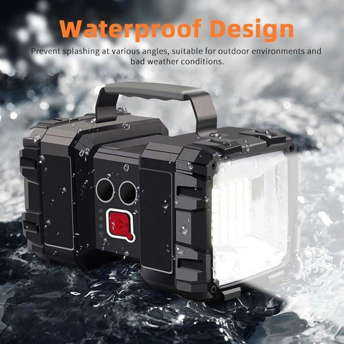 Para Super Potente Recargable De 40w Linterna De Reflector