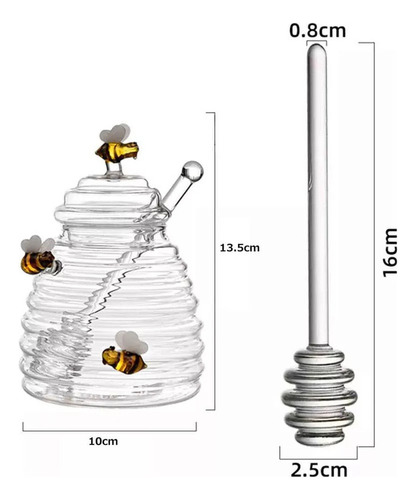 Maceta Transparente Para Abejas Con Cáscara Y Tapa Para -