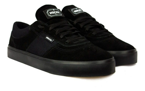 Imagem 1 de 8 de Tênis Skate Hocks Tempus Black Camurça Original