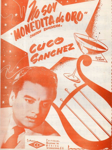 No Soy Monedita De Oro Cuco Sanchez Partitura