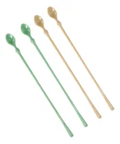 Comprar Set X 4 Revolvedores Agitadores Para Cocteles Jugo Plástico