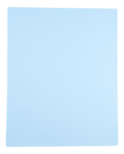 Foamy Liso Tamaño Cuadricarta 10 Pzas Selanusa Color Azul Pastel