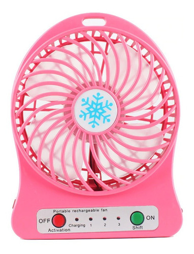 Mini Ventilador Portatil Bateria Recargable 3 Velocidades