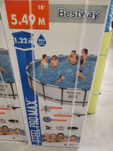 Imagen 2 de 2 de Piscina Familiar Estructural De 5,49mts Y 1,22 Mts De Alto
