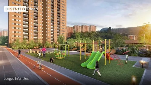 Vendo Apartamento En Distrito Plaza Bello - Cesión De Derechos Con Parq Y Cuarto Útil