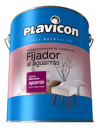 Plavicon Fijador Al Aguarras Acondicionador De Sup. X4 L.