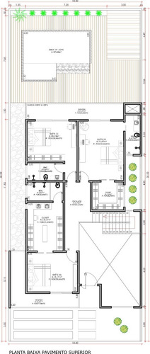 Imagem 6 de 10 de Planta De Casa 3 Quartos - Projeto Completo+aprovação Ea-107