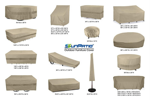 Sofá Sunpatio Outdoor Crescent Curved, Sunpatio Outdoor Crescent Curved Sectional Sofa Cover