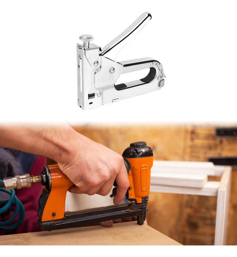 Pregador Manual De Grampos, Material Escolar, Prata
