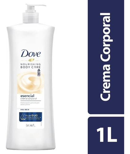 Crema Dove Nutricion Esencial X 1 Litro Original