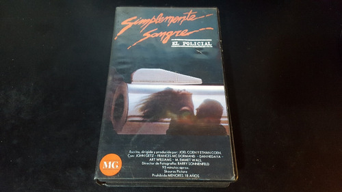 Simplemente Sangre El Policial Vhs Blood Simple 1984