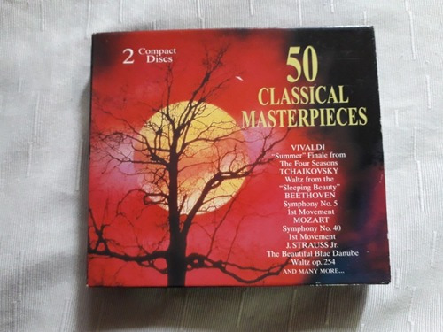 Box 2 Cd's 50 Classical Masterpieces - Importado - Excelente