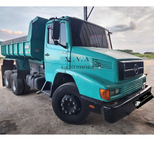 Mercedes Benz L 1618 6x2 Ano 1995 C/ Caçamba Motor Novo