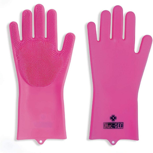 Guante De Limpieza Para Bicicleta Muc-off Deep Scrubber Pink