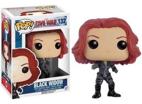 Funko Pop Civil War Black Widow 132
